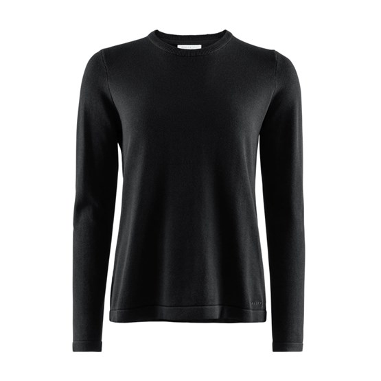 Tröja med rundhals Dam Brockton Svart