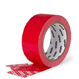Säkerhetstejp Etab 2045 50mmx50m Röd 24rl/krt