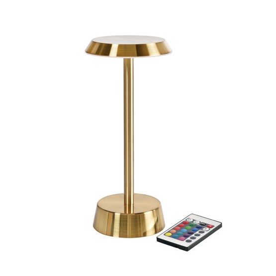 Lampa trådlös Nour mässing 26,3x11,9cm 6st/krt