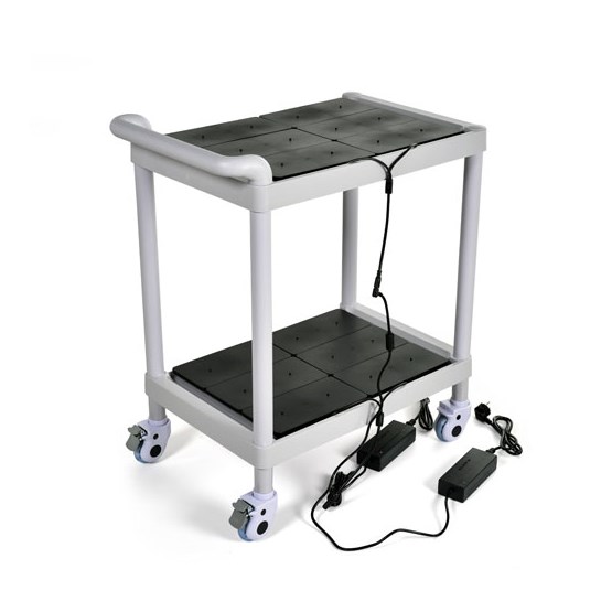 Laddningsstation vagn för LED 45x65x90cm Grå