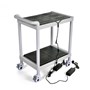Laddningsstation vagn för LED 45x65x90cm Grå