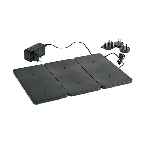 Laddningsstation för LED 26x39cm Svart