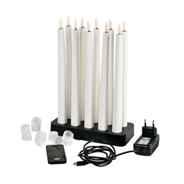 LED-Ljus Uppladdningsbar 23x278mm Vit