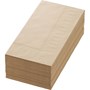Servett 40x40cm 1/8 3-Lagers Natur brun