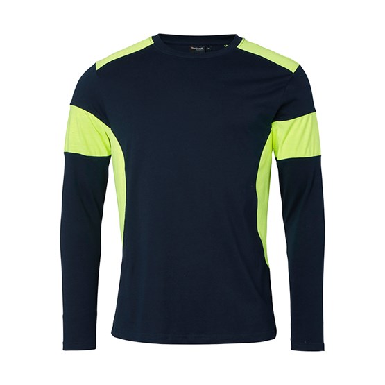 T-shirt Lång Ärm Blå/Gul Top Swede