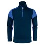 Sweatshirt Halvzip Prime Marinblå/Royalblå