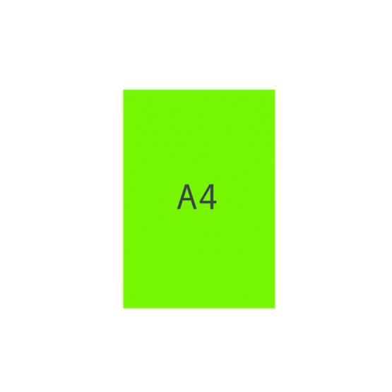 Textkartong A4 Grön 8004067