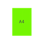 Textkartong A4 Grön 8004067