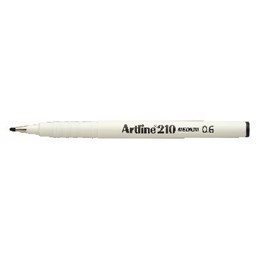 Märkpenna Artline 210  Svart 0,6mm