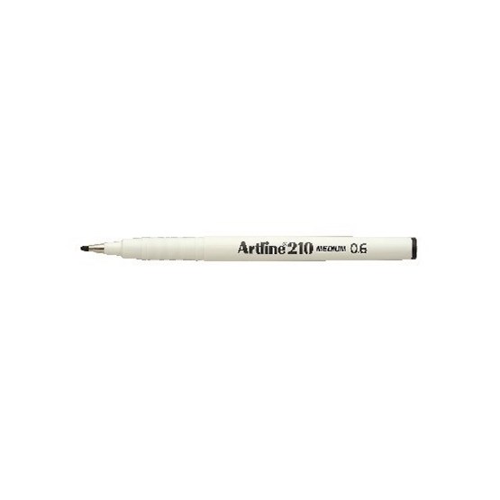 Märkpenna Artline 210  Svart 0,6mm