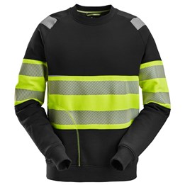 Sweatshirt Snickers Varsel K1 Svart/gul