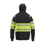 Hoodtröja Snickers Varsel K1 Svart/gul med zip