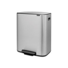 Papperskorg Brabantia Bo pedal 2x30L Matt stål