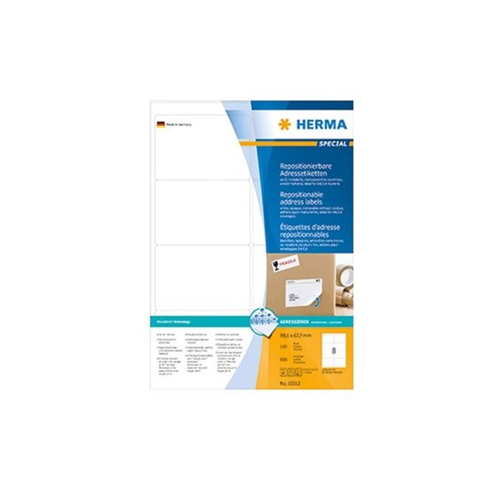Laseretikett Herma 99,1x67,7 800st/fp