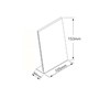 Broschyrställ A6 Lutande Transparent Akrylplast 8311407