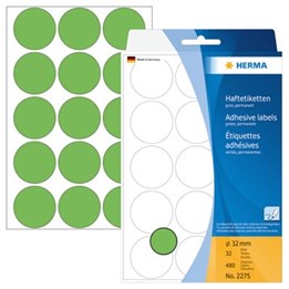 Signaletikett Herma Vario 32mm Grön 480st/fp
