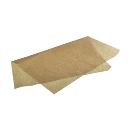 Hamburgerpapper 33x41cm Brun Otryckt