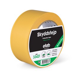 Skyddstejp Etab 50mmx33m Gul Mjuk