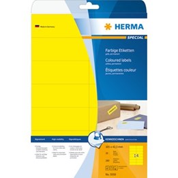 Etikett Herma Special Gul 105x42,3 280st/fp