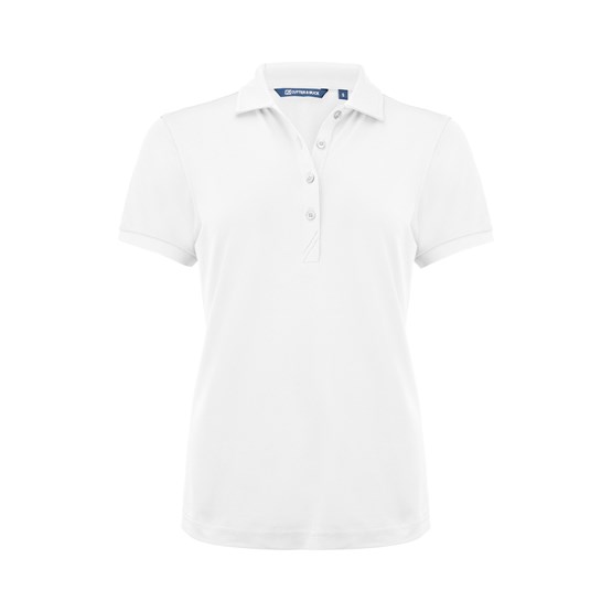 Virtue Polo Solid Women White XXL