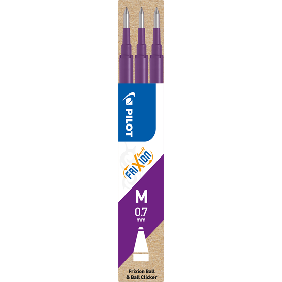 Kulpatron Frixion Clicker Lila 0,7mm 3st/fp