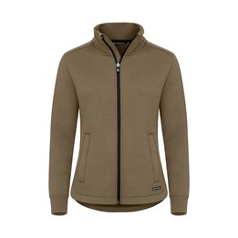 Sweatshirt Fullzip Dam Pemberton Khaki