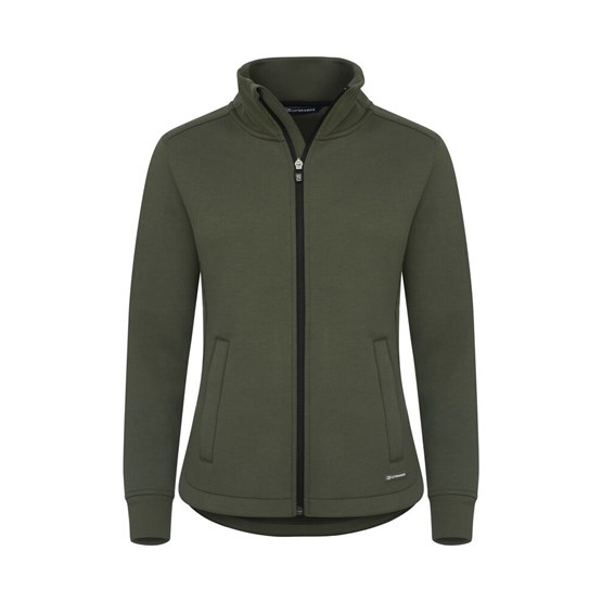 Sweatshirt Fullzip Dam Pemberton Grön