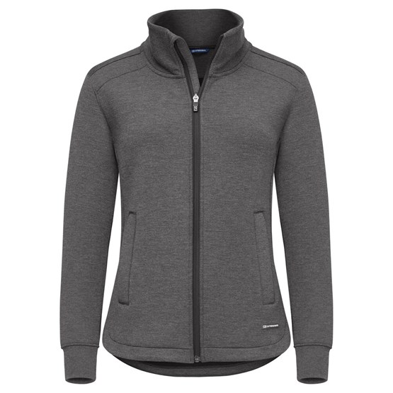 Sweatshirt Fullzip Dam Pemberton Grå