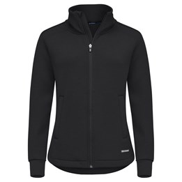 Sweatshirt Fullzip Dam Pemberton Svart