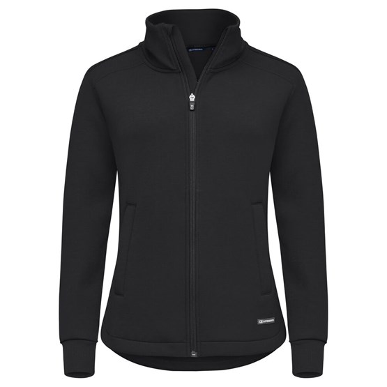 Sweatshirt Fullzip Dam Pemberton Svart