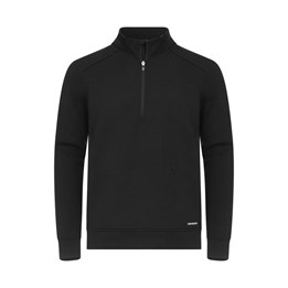 Sweatshirt Halvzip Pemberton Svart
