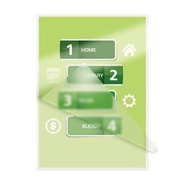 Lamineringsfilm Kreditkort 54x86mm 125Mic 100st/fp