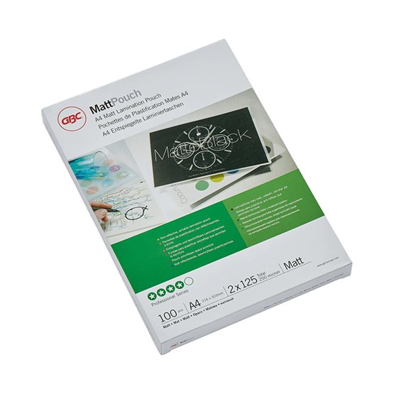 Lamineringsfilm Kreditkort 54x86mm 125Mic 100st/fp