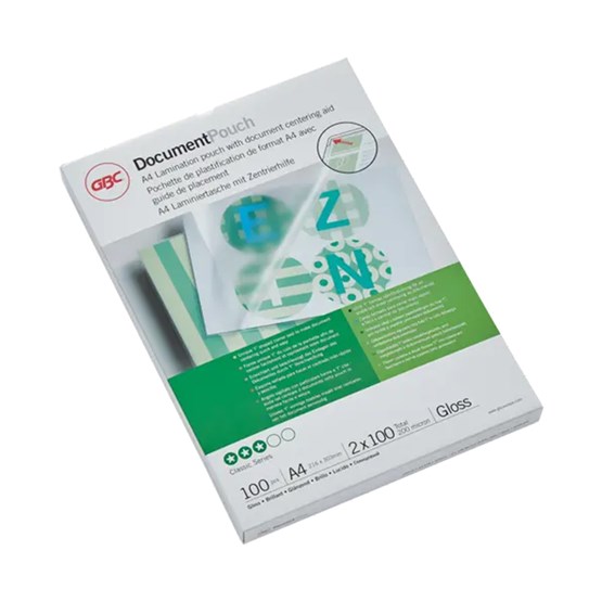 Lamineringsfilm Kreditkort 54x86mm 125Mic 100st/fp