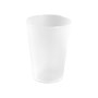 Glas Gastro Återanvändbara 35 cl Vit PP 96/st