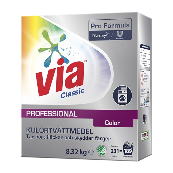 Tvättmedel Via Vittvätt 8,3kg