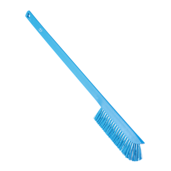 Tvättborste ultrasmal 600mm långt skaft medium Blå