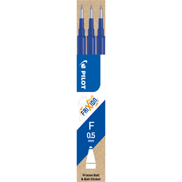 Kulpatron Frixion 0,5mm Blå 3st/fp BLS-FR5-S3-L