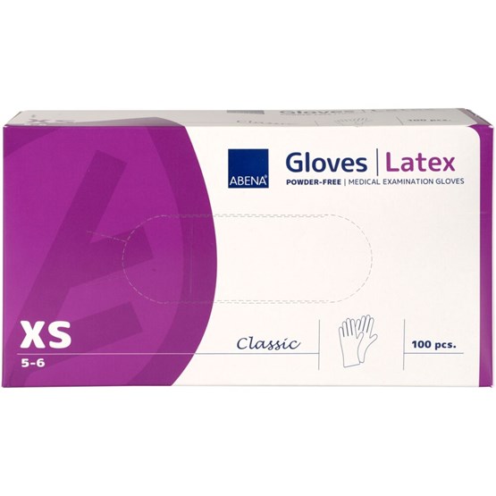 Latexhandske puderfri