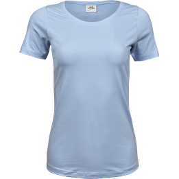 T-shirt Stretch Tee Dam Ljusblå