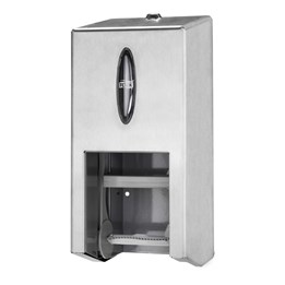 Dispenser Tork T7 Toalettpapper Coreless mid-size Twin Rostfri