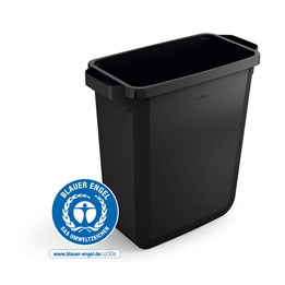 Papperskorg Durabin Eco 60L Svart Rektangulär