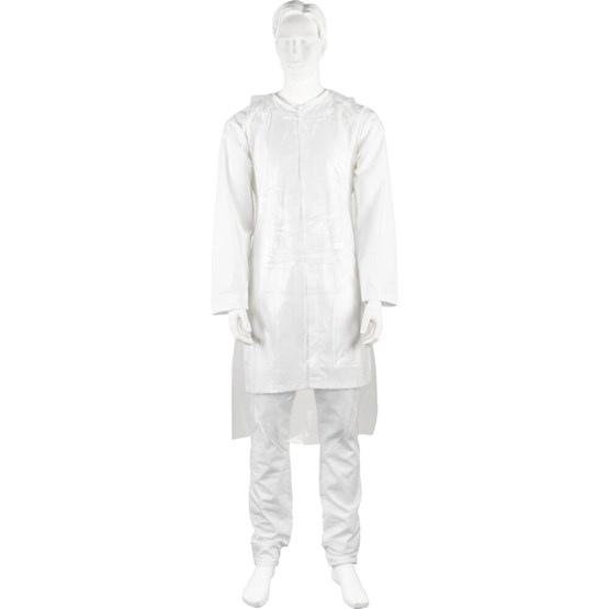 Förkläde Vit 1250x800x0,025mm 65st/fp