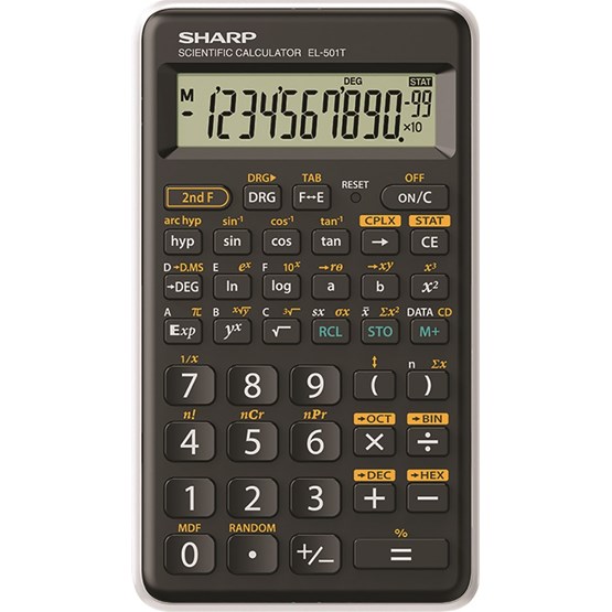Räknare Teknisk Sharp el-501TBWH