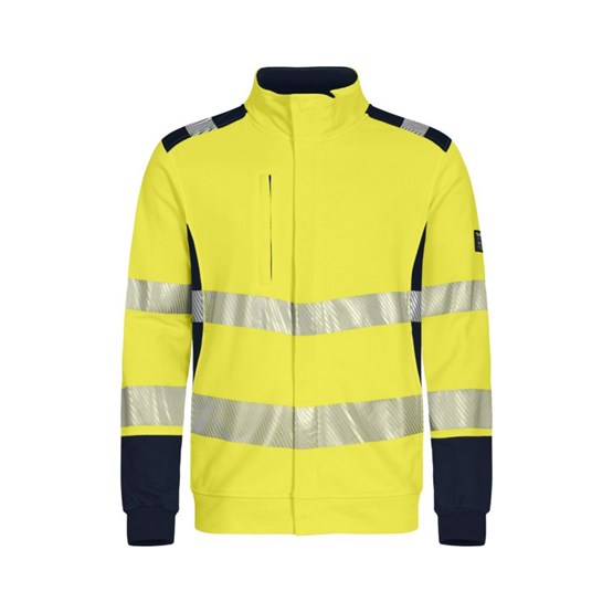 Flamskyddad sweatshirtjacka Klass 3 Varselgul