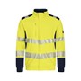 Flamskyddad sweatshirtjacka Klass 3 Varselgul
