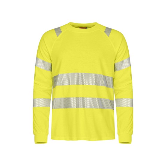 Flamskyddad T-shirt Lång Ärm Varselgul