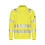 Flamskyddad Half-Zip Sweatshirt Varselgul
