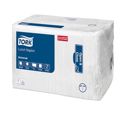 Servett Tork Lunchservett 1-lags Röd 33x33mm 1/4-vikt 4000st/krt