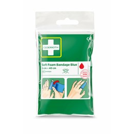 Soft Foamband 6x40cm Blå Cederroth